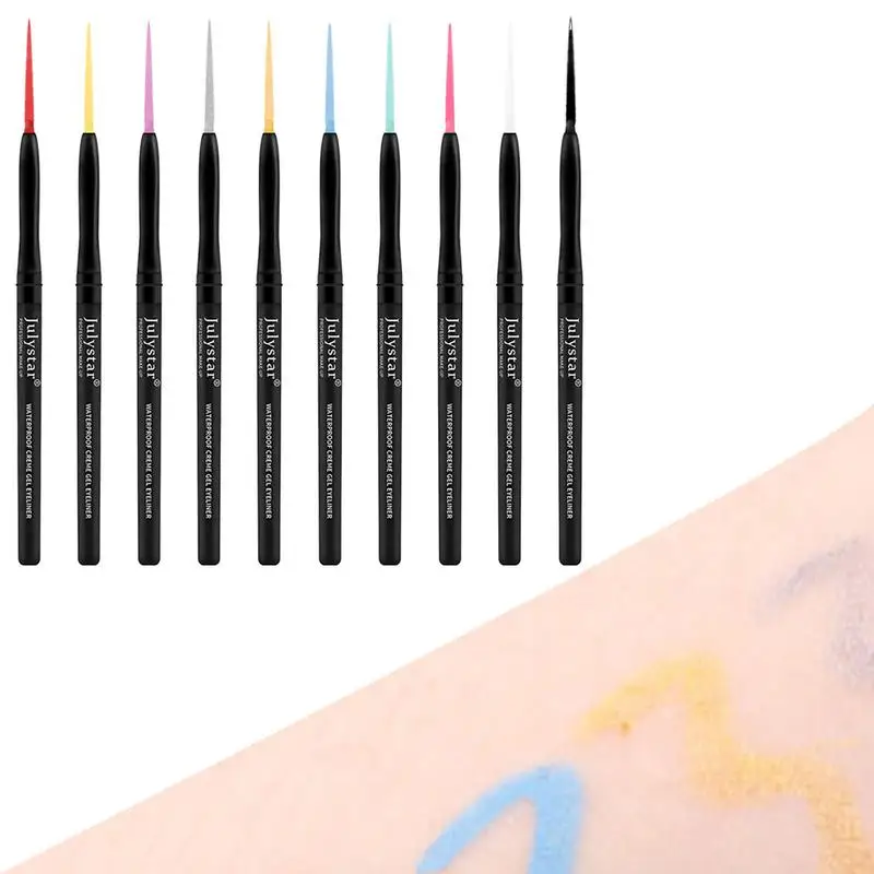 10 Colors Long-Lasting Eyeliner Pencil Set Colorful Eyeliner Pencil Sweat-proof Long Lasting Makeup Eyeliner For Gifts Highly
10 Colors Long-Lasting Eyeliner Pencil Set Colorful Eyeliner Pencil Sweat-proof Long Lasting Makeup Eyeliner For Gifts Highly