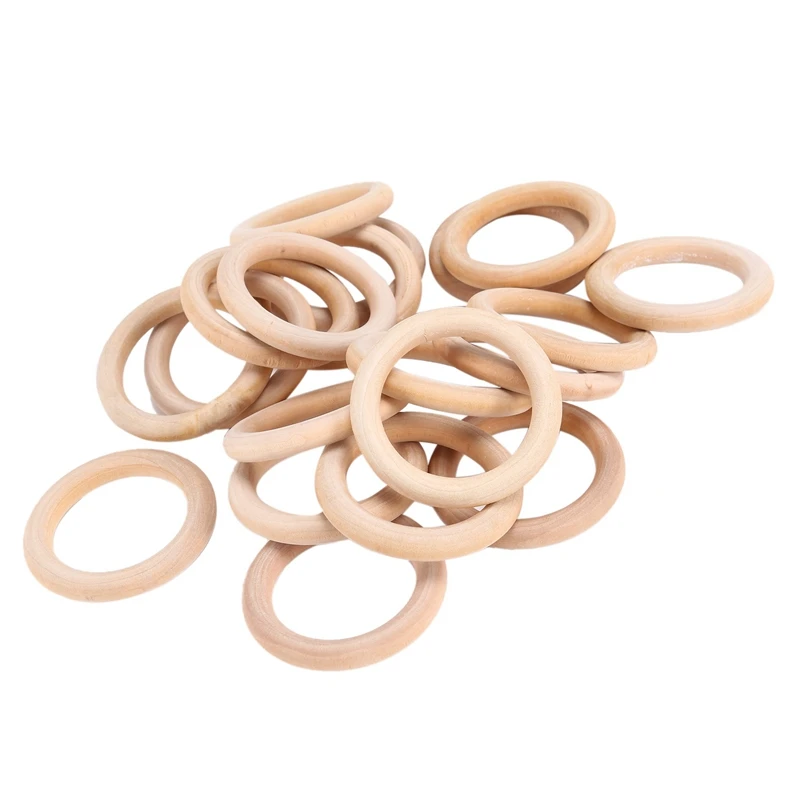 20 Pack Wood Rings Wooden Rings For Craft, Ring Pendant And Connectors Jewelry Making 70Mm
20 Pack Wood Rings Wooden Rings For Craft, Ring Pendant And Connectors Jewelry Making 70Mm