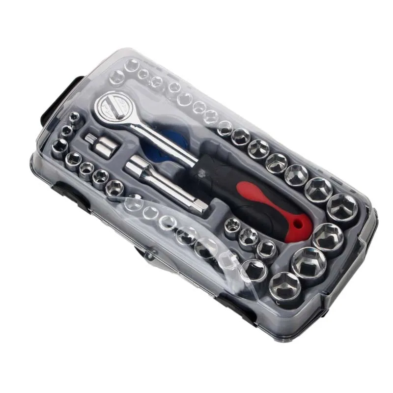 40pcs Ratchet Wrench Spanner Socket Car Repair Tool Socket Set Combination Hand Tools Automobile Motorcycle Repair Tool
40pcs Ratchet Wrench Spanner Socket Car Repair Tool Socket Set Combination Hand Tools Automobile Motorcycle Repair Tool