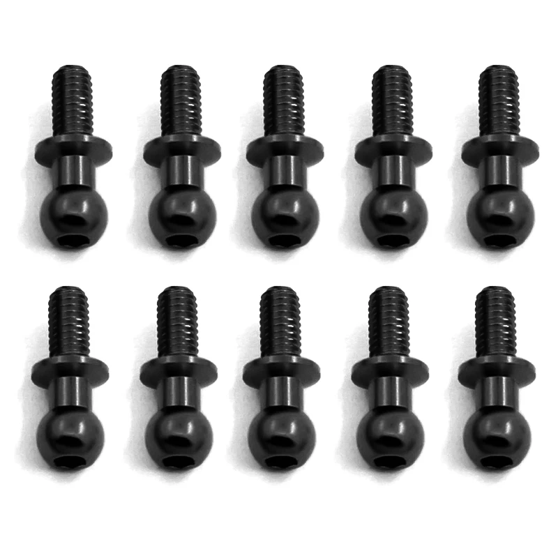 10Pcs M3 Metal Hex Ball Head Screws for Tamiya TT01 TT02 Sakura D5 1/10 RC Drift Car Spare Parts Universal,Black
10Pcs M3 Metal Hex Ball Head Screws for Tamiya TT01 TT02 Sakura D5 1/10 RC Drift Car Spare Parts Universal,Black