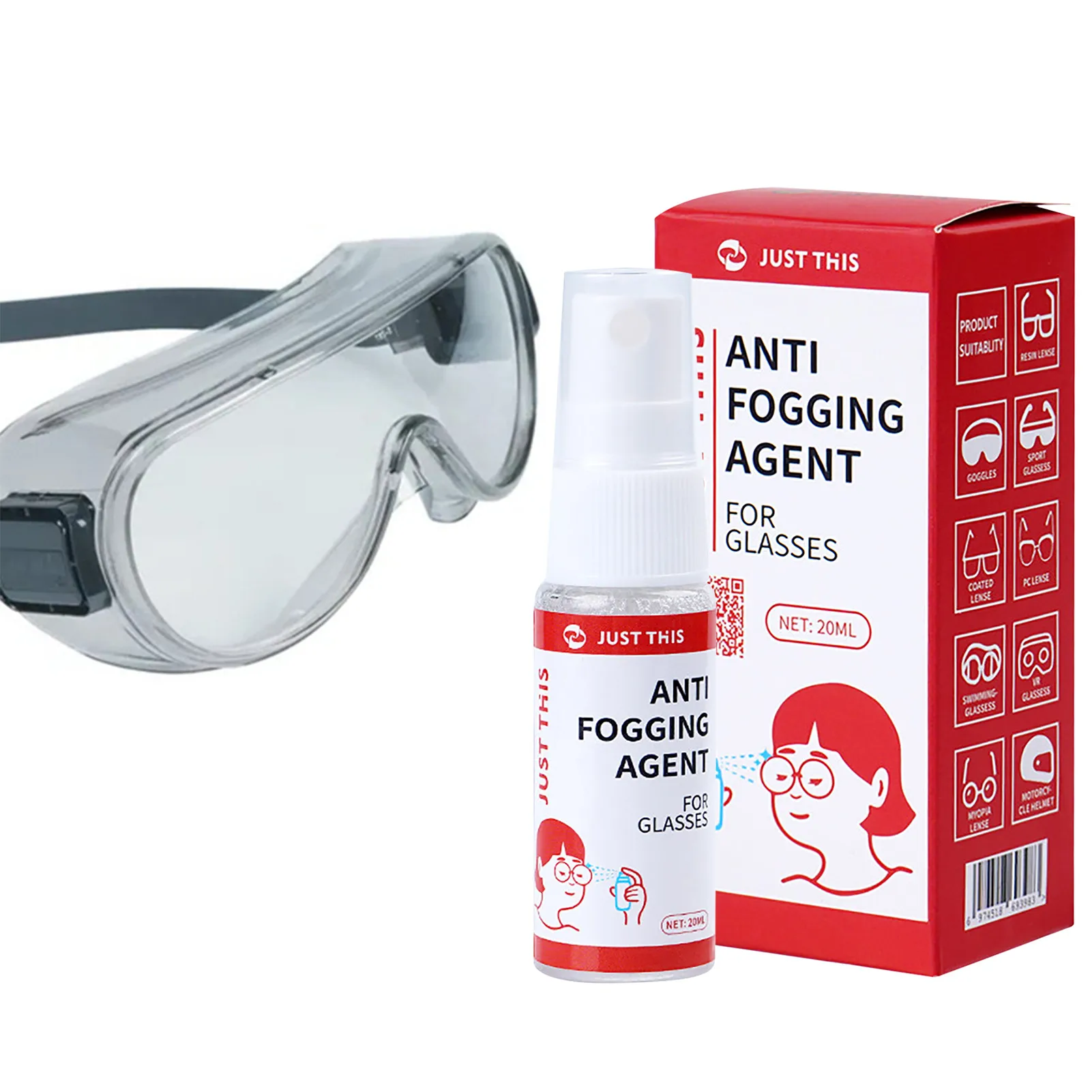 20ml Anti Fog Sprays For Glasses Anti-Fog Sprays Prevents Fog On Windshield Lenses Goggles Safe For Anti Reflective Lenses
20ml Anti Fog Sprays For Glasses Anti-Fog Sprays Prevents Fog On Windshield Lenses Goggles Safe For Anti Reflective Lenses