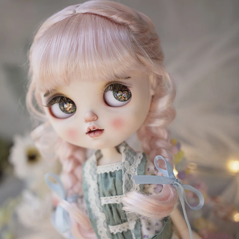 BJD Doll Wig Suitable For Blythe Size Doll Accessories Toy Tress Imitation High Temperature Silk Double Braid Air Bangs
BJD Doll Wig Suitable For Blythe Size Doll Accessories Toy Tress Imitation High Temperature Silk Double Braid Air Bangs