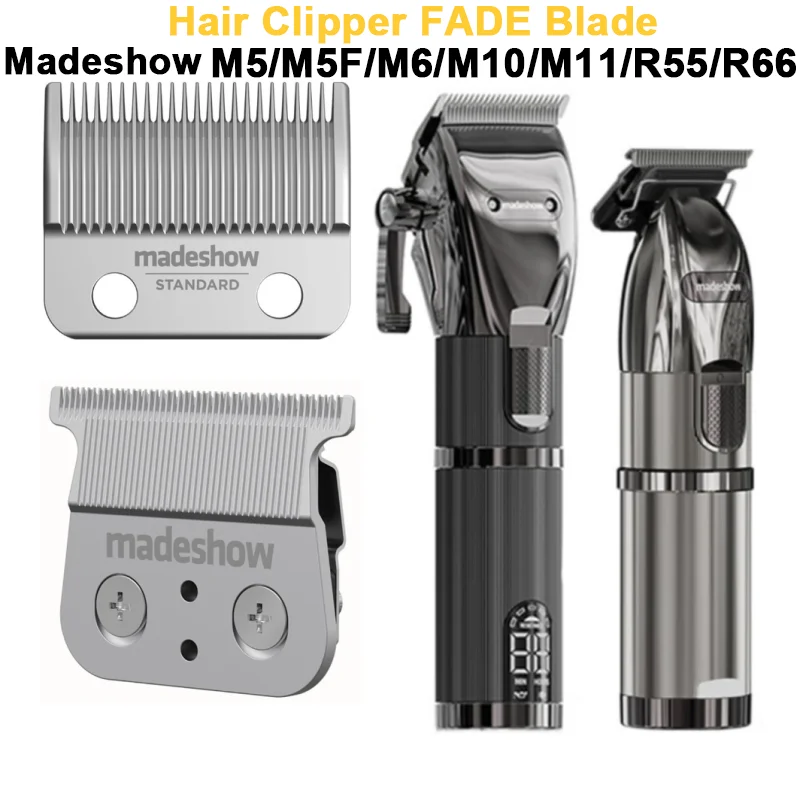 Hair Clipper FADE Blade Madeshow M5/M5F/M6/M10/M11/R55/R66 Original Knife Carbon Steel Trimmer Repair Replacement Accessories
Hair Clipper FADE Blade Madeshow M5/M5F/M6/M10/M11/R55/R66 Original Knife Carbon Steel Trimmer Repair Replacement Accessories