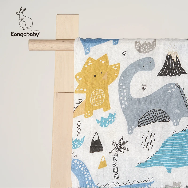 Kangobaby # My Soft Life чистое и свежее бамбуковое хлопковое Пеленальное Одеяло для