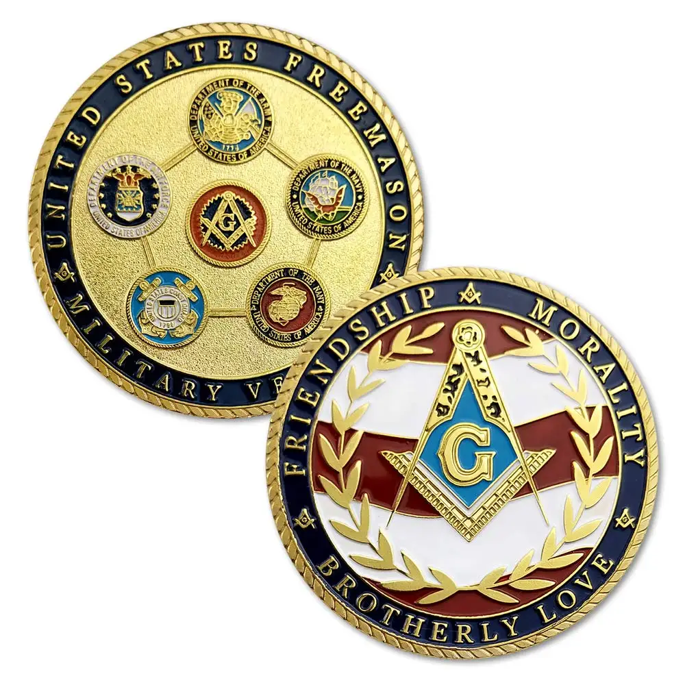 MASTER MASON BLUE LODGE COIN - US VETERAN MILITARY NAVY MARINE CORPS AIR FORCE ARMY COAST GUARD
MASTER MASON BLUE LODGE COIN - US VETERAN MILITARY NAVY MARINE CORPS AIR FORCE ARMY COAST GUARD