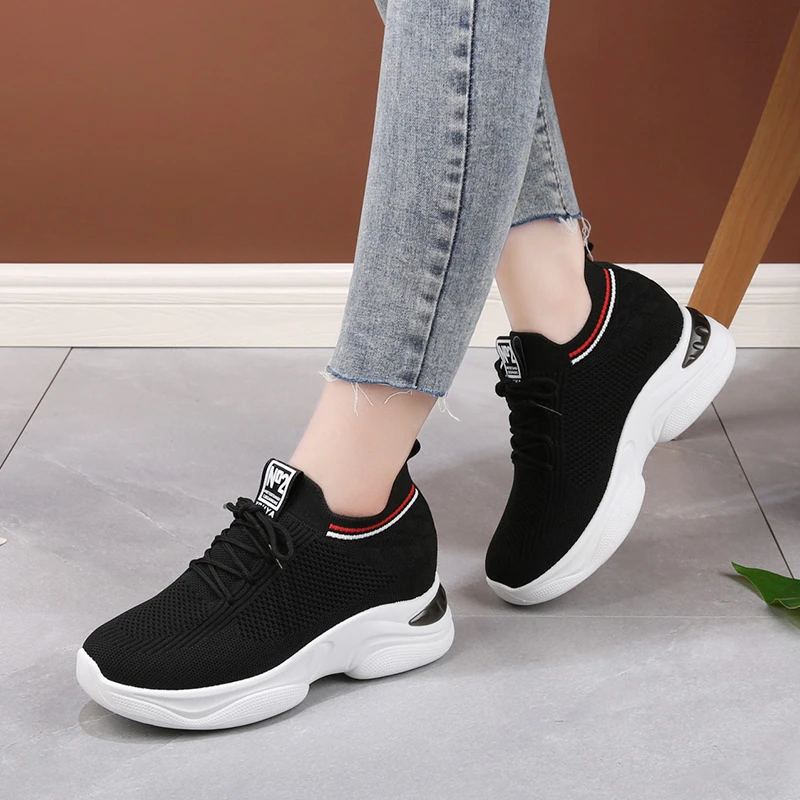 Women's Vulcanized Shoes High Quality Fashion Women Sneakers Lace-up Flats Woman Loafers Walking Flats Zapatos De Mujer
Women's Vulcanized Shoes High Quality Fashion Women Sneakers Lace-up Flats Woman Loafers Walking Flats Zapatos De Mujer