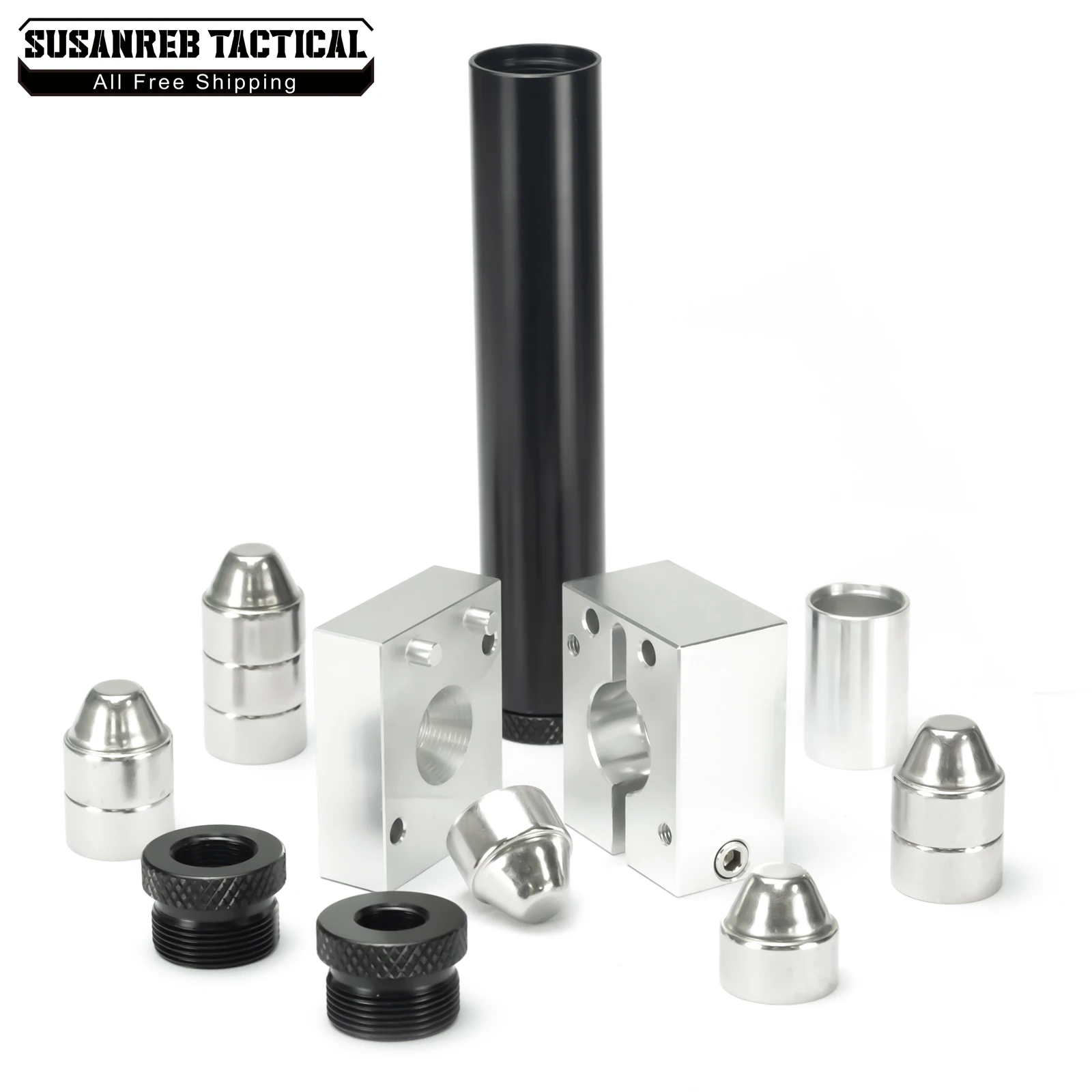 1.05"OD 6''L Alumium Solvent Trap Fuel Filter 7pcs Stainless Steel Baffle Cone Cups 5/8x24+1/2x28 End caps+ Guide Drilling Jig
1.05"OD 6''L Alumium Solvent Trap Fuel Filter 7pcs Stainless Steel Baffle Cone Cups 5/8x24+1/2x28 End caps+ Guide Drilling Jig