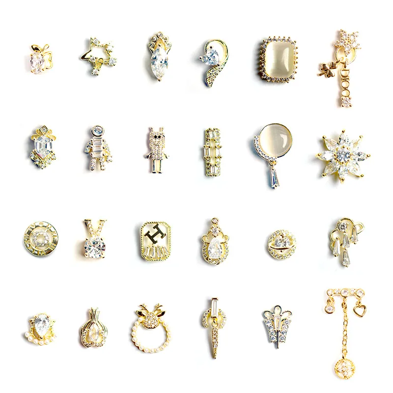 3pcs/lot, 3d Nail Art Bear Zircon Jewelry Designs Alloy With Pearls Crystal Rhinestones Nail Tips Beauty 
3pcs/lot, 3d Nail Art Bear Zircon Jewelry Designs Alloy With Pearls Crystal Rhinestones Nail Tips Beauty