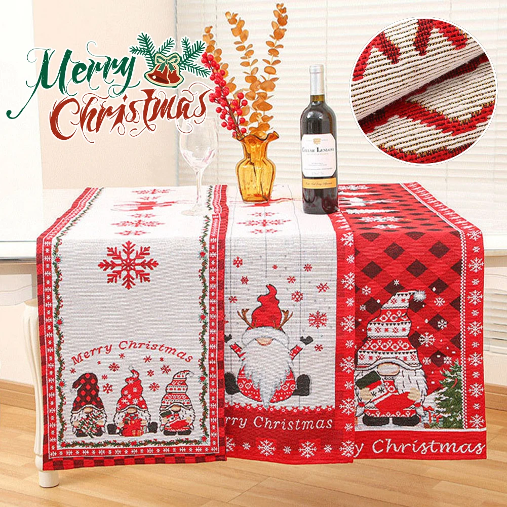 Christmas Decorations Table Runner Snowflake Santa Claus Dining Tablecloth Festive Party Supplies Home Christmas Decorations
Christmas Decorations Table Runner Snowflake Santa Claus Dining Tablecloth Festive Party Supplies Home Christmas Decorations