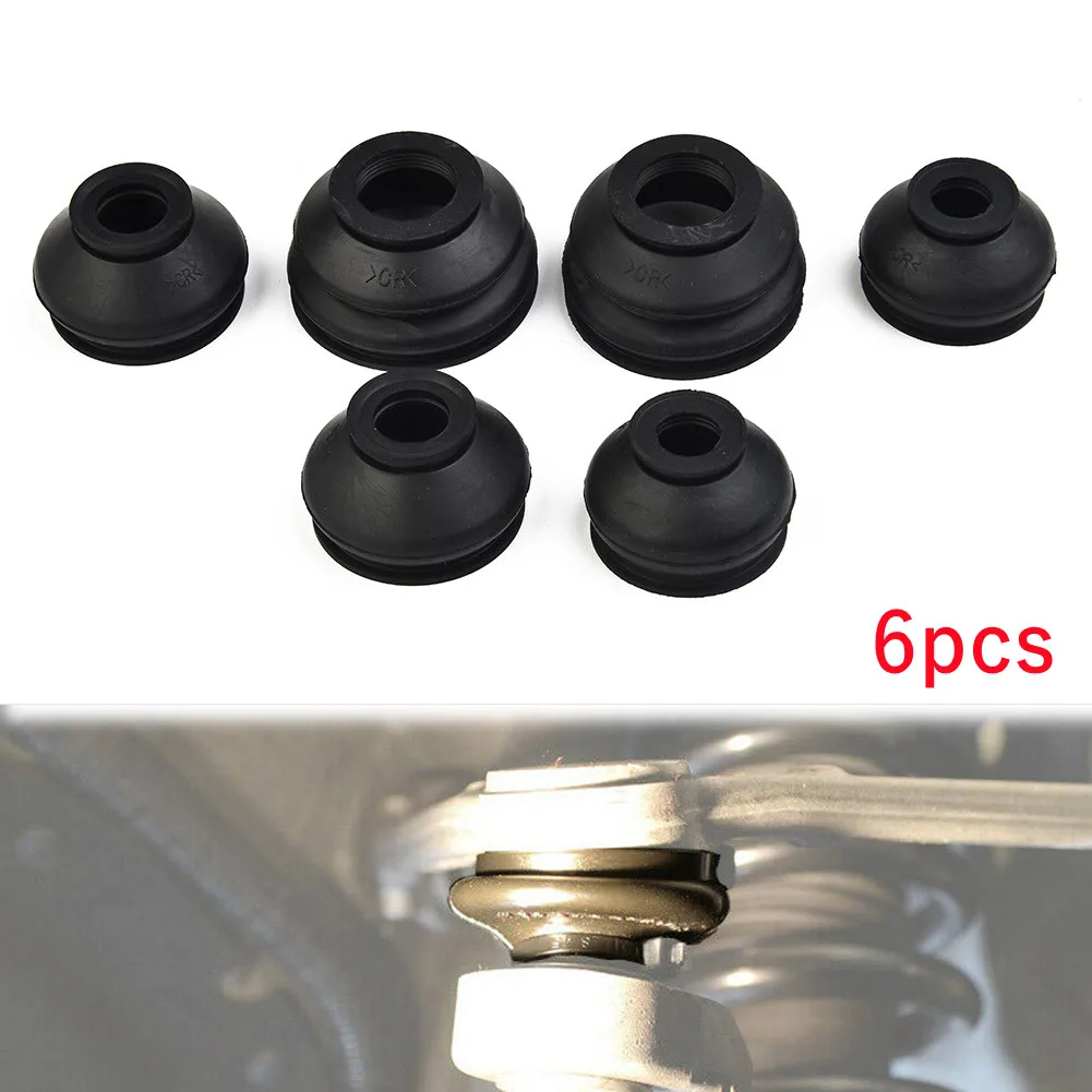 6pcs Car Accessories Dust Boot Covers Rubber Tie Rod End Ball Joint Dust Boots Dust Cover Boot Set For Universal Car Parts
6pcs Car Accessories Dust Boot Covers Rubber Tie Rod End Ball Joint Dust Boots Dust Cover Boot Set For Universal Car Parts