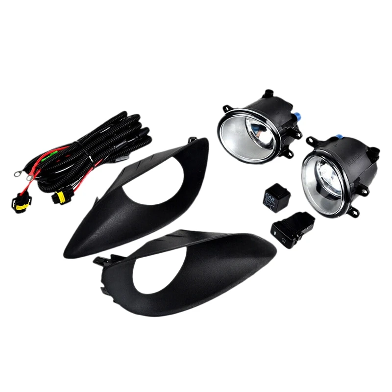 Pair Clear Fog Lights Halogen Lamps Cover Switch Wring for Toyota Vios Yaris 2007-2012 Sedan 4 Door
Pair Clear Fog Lights Halogen Lamps Cover Switch Wring for Toyota Vios Yaris 2007-2012 Sedan 4 Door