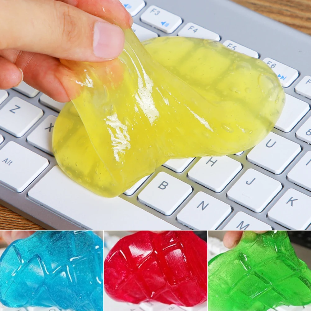 Soft Cleaning Gel Universal Gel Cleaner Putty Car Vent Outlet Keyboard Cleaning Mud Dust Remover Interior Cleaning Duster Slime
Soft Cleaning Gel Universal Gel Cleaner Putty Car Vent Outlet Keyboard Cleaning Mud Dust Remover Interior Cleaning Duster Slime