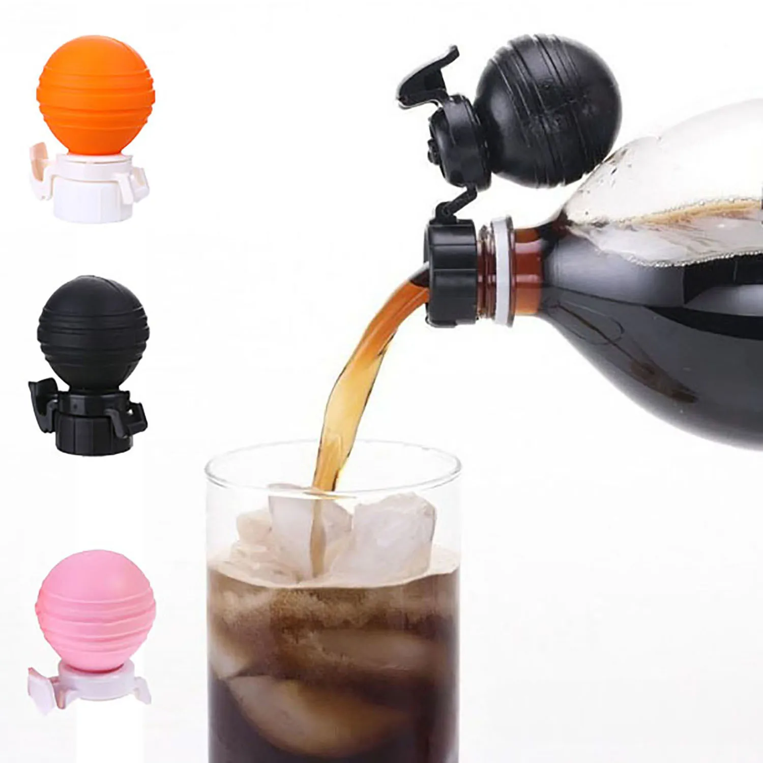 Drink Sealer Soda Bottle Lid Sealing Silicone Beverage Bottle Cap Leak-proof Inflatable Carbonation Keeper Cola Pump Reusable
Drink Sealer Soda Bottle Lid Sealing Silicone Beverage Bottle Cap Leak-proof Inflatable Carbonation Keeper Cola Pump Reusable