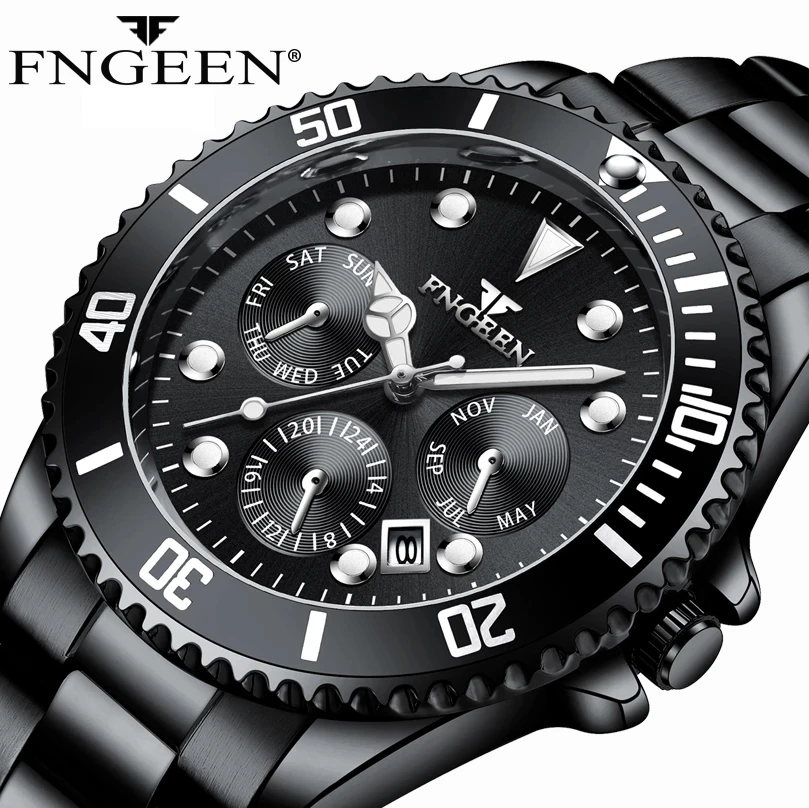 2021 New Top Brand Men Watches Men's Stainless Steel Waterproof Fashion Quartz Watches Male Clock Luminous Men Luxury Watch
2021 New Top Brand Men Watches Men's Stainless Steel Waterproof Fashion Quartz Watches Male Clock Luminous Men Luxury Watch