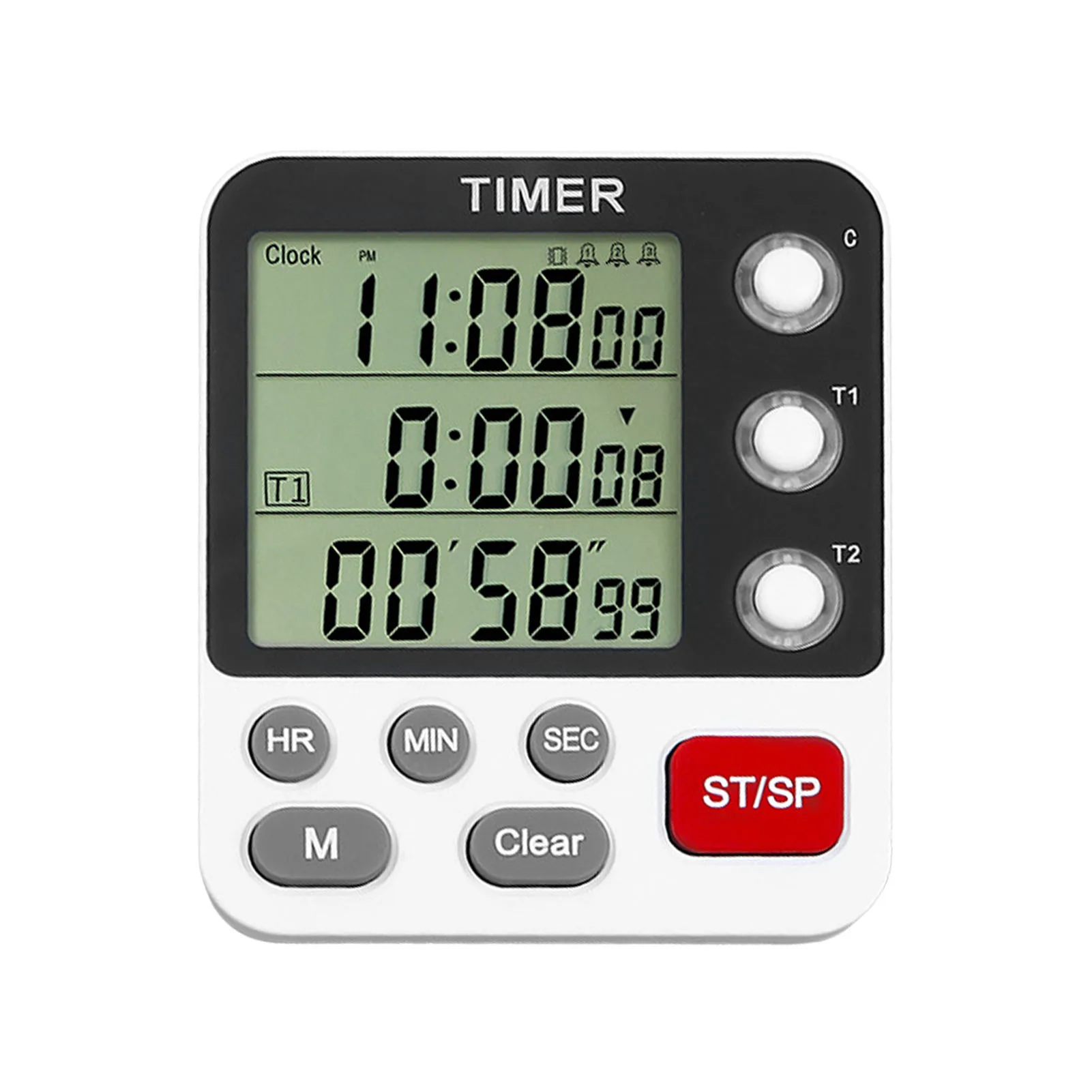 3 Channels Kitchen Timer Digital Magnetic Egg Timer 3 In 1 Countdown Timer Clock Stopwatch Adjustable Volume Cooking Timer For
3 Channels Kitchen Timer Digital Magnetic Egg Timer 3 In 1 Countdown Timer Clock Stopwatch Adjustable Volume Cooking Timer For
