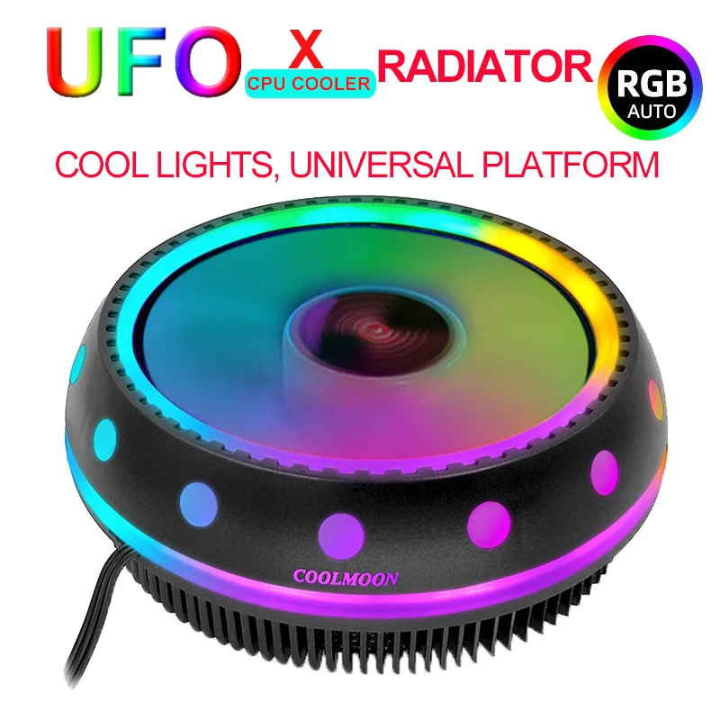 LED CPU Cooler Efficient Cooling System Radiator for LGA 775 1150 1151 1155 1156 1366 AMD AM3 AM4 Quiet Radiator CPU Fan
LED CPU Cooler Efficient Cooling System Radiator for LGA 775 1150 1151 1155 1156 1366 AMD AM3 AM4 Quiet Radiator CPU Fan