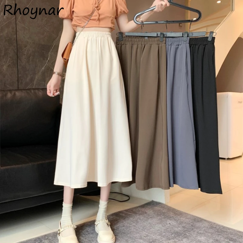 Skirts Woman Solid High Waist A-line Chic Fashion Casual Simple All-match Summer Korean Style Harajuku Sweet Ladies Cozy Folds
Skirts Woman Solid High Waist A-line Chic Fashion Casual Simple All-match Summer Korean Style Harajuku Sweet Ladies Cozy Folds