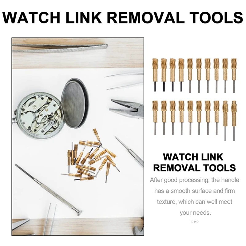 50Pcs Watch Punch Needle Watch Band Pin Remover Watchmaker Repair Tool Watch Band Link Removal Tools Pin Punch Gold
50Pcs Watch Punch Needle Watch Band Pin Remover Watchmaker Repair Tool Watch Band Link Removal Tools Pin Punch Gold