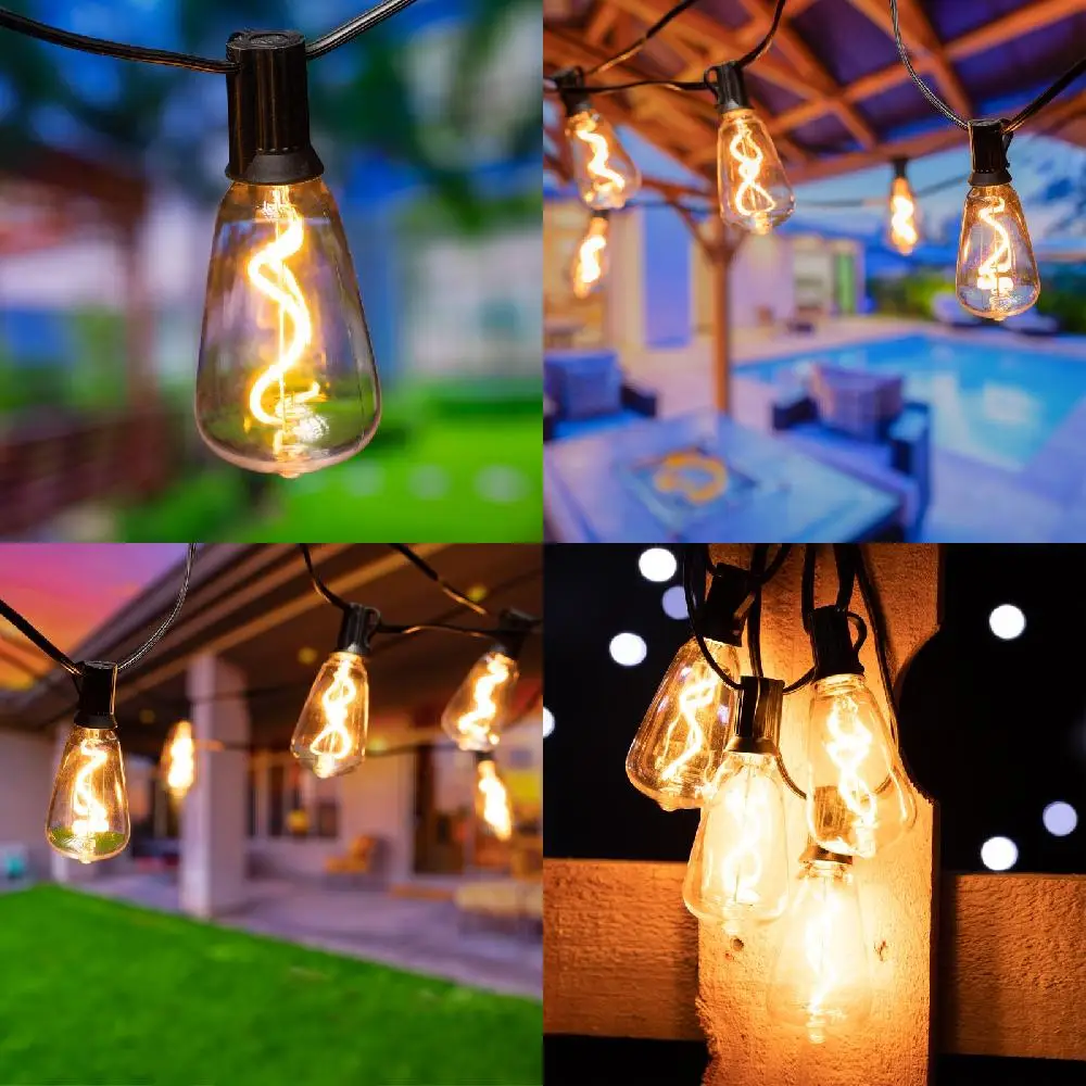Decorative, Stylish, and Romantic Vintage Warm White Spiral LED String Light for Indoor and Outdoor Use - Atmosphere Enhancer.
Decorative, Stylish, and Romantic Vintage Warm White Spiral LED String Light for Indoor and Outdoor Use - Atmosphere Enhancer.