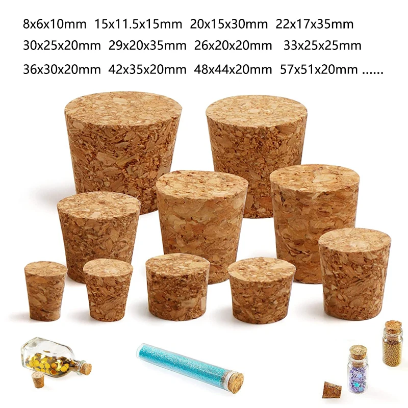 5/10pcs Wine Glass Bottle Stopper Kettle Pudding Container Cork Cap Burette Buret Tube Wood Lid Many Sizes
5/10pcs Wine Glass Bottle Stopper Kettle Pudding Container Cork Cap Burette Buret Tube Wood Lid Many Sizes