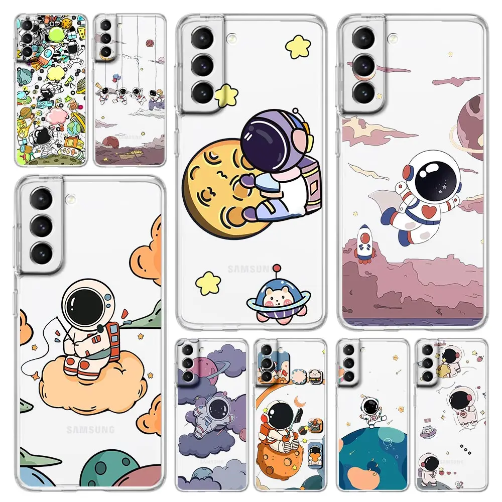 Cute Star Astronaut Phone Case For Samsung Galaxy S20 Ultra S21 FE 5G S10E S9 S8 S10 Plus Note 20 10 Lite M31 M22 M32 M12 Cover 
Cute Star Astronaut Phone Case For Samsung Galaxy S20 Ultra S21 FE 5G S10E S9 S8 S10 Plus Note 20 10 Lite M31 M22 M32 M12 Cover