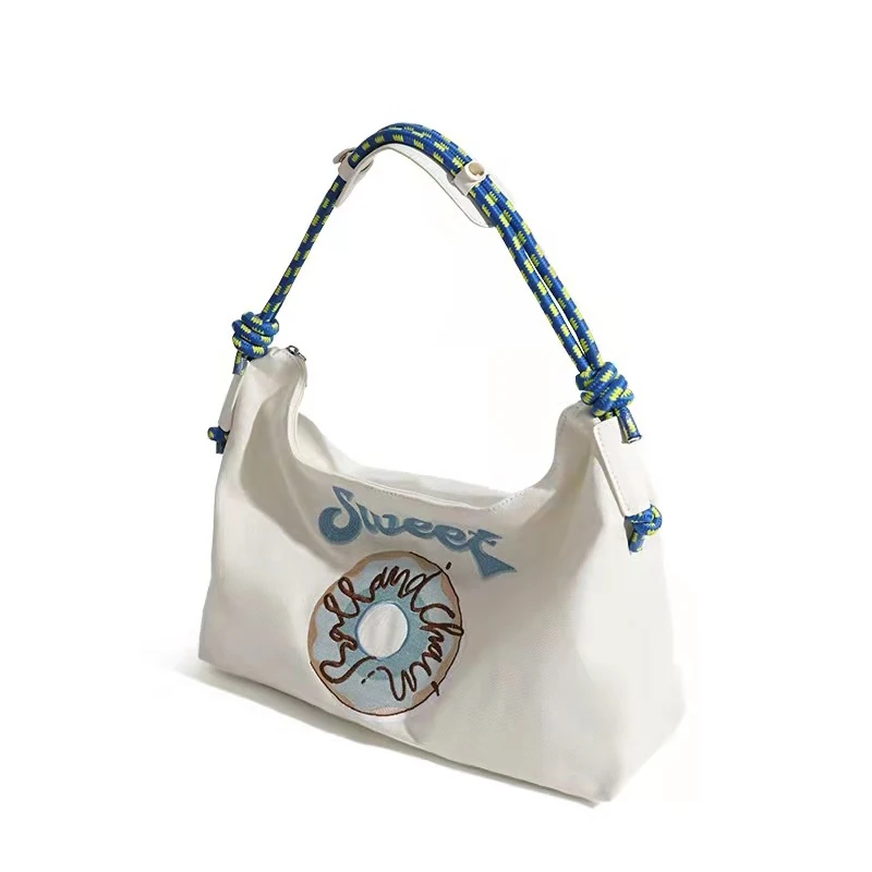 Embroidery Print Color Nylon Tote Big Bag Women Hobo Bag Shopper Casual Simple Design Shoulder Bag Girl Large Capacity Handbag
Embroidery Print Color Nylon Tote Big Bag Women Hobo Bag Shopper Casual Simple Design Shoulder Bag Girl Large Capacity Handbag