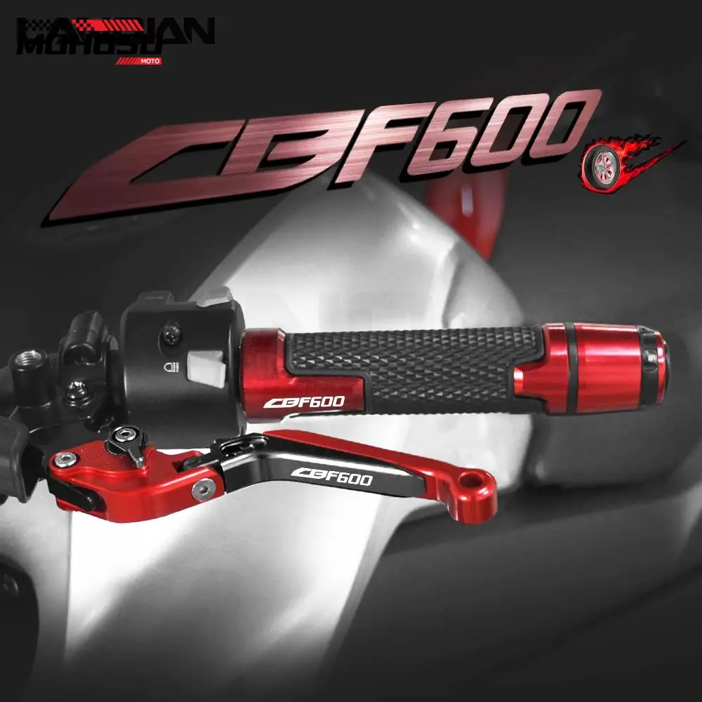 Motorcycle Accessories Aluminum Brake Clutch Levers Handlebar Hand Grips Ends For Honda CBF600 CBF 600 SA 2006 2007 Parts
Motorcycle Accessories Aluminum Brake Clutch Levers Handlebar Hand Grips Ends For Honda CBF600 CBF 600 SA 2006 2007 Parts