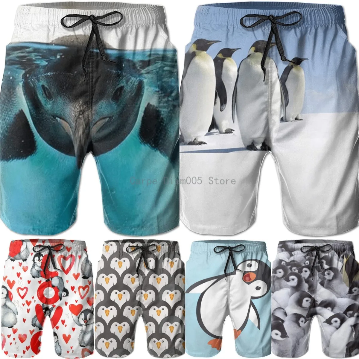 Men's Swimming Penguin Quick Dry Short Swim Trunks, Stylish Water Beach Shorts with Pockets for Mens
Men's Swimming Penguin Quick Dry Short Swim Trunks, Stylish Water Beach Shorts with Pockets for Mens
