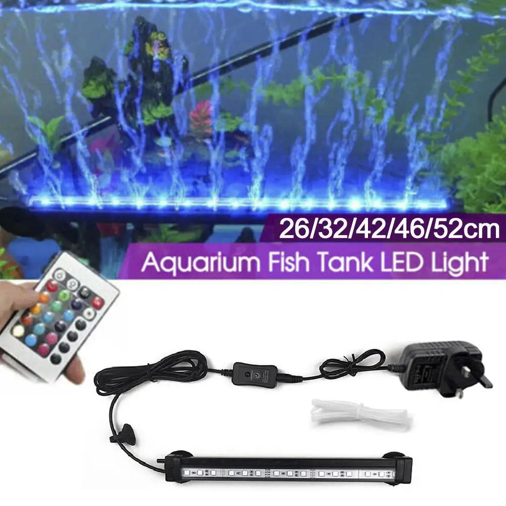 1pc Aquarium Fish Tank Light IP68 Waterproof LED Aquarium Submersible Bubble Oxygenation Remote Lamp Air Aquatic RGB Light G4C3
1pc Aquarium Fish Tank Light IP68 Waterproof LED Aquarium Submersible Bubble Oxygenation Remote Lamp Air Aquatic RGB Light G4C3