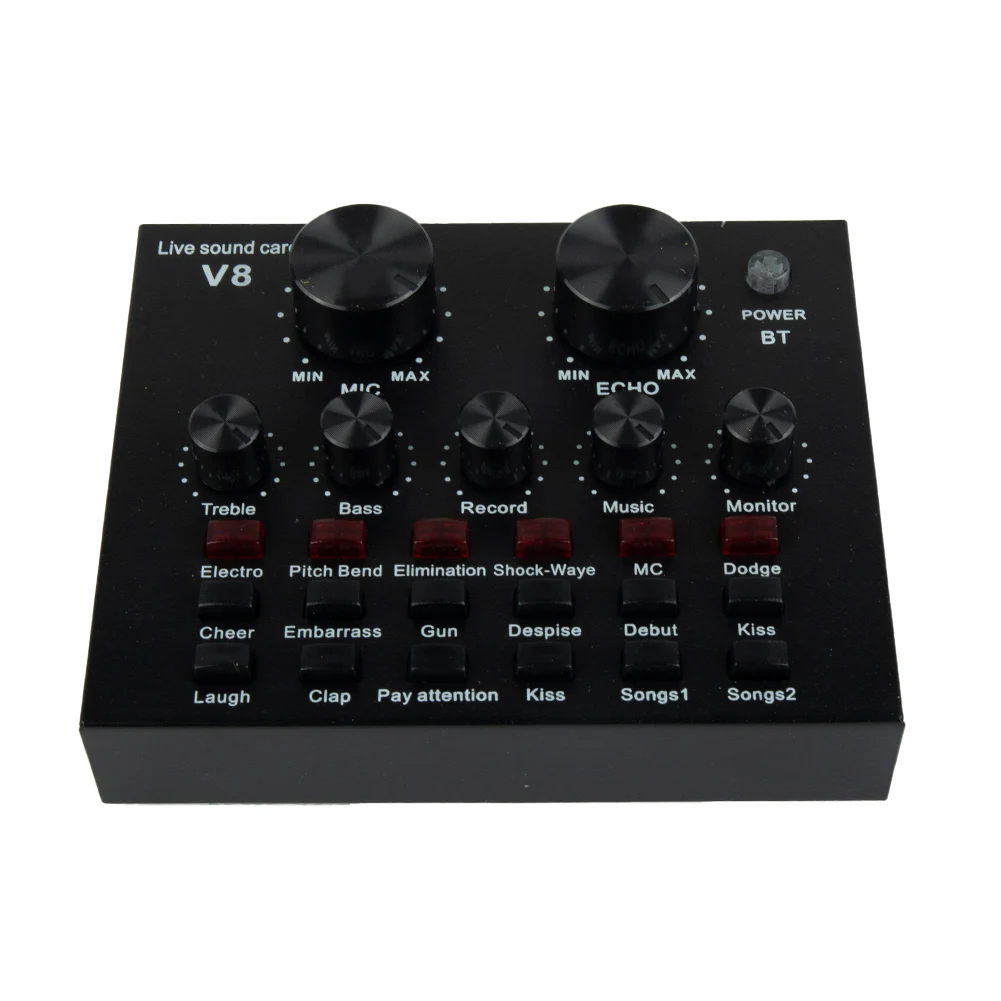 V8 USB Audio Sound Card USB External Headset Microphone Webcast Personal Live Broadcast Sound Card For Phone Computer
V8 USB Audio Sound Card USB External Headset Microphone Webcast Personal Live Broadcast Sound Card For Phone Computer