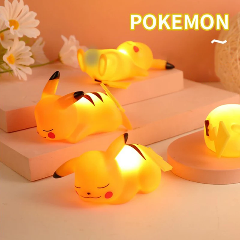 Pokemon Pikachu Figure Night Light Anime Cute Bedside Lamp for Kids Bedrooms Ornaments Christmas Gift Children's Luminous Toys
Pokemon Pikachu Figure Night Light Anime Cute Bedside Lamp for Kids Bedrooms Ornaments Christmas Gift Children's Luminous Toys