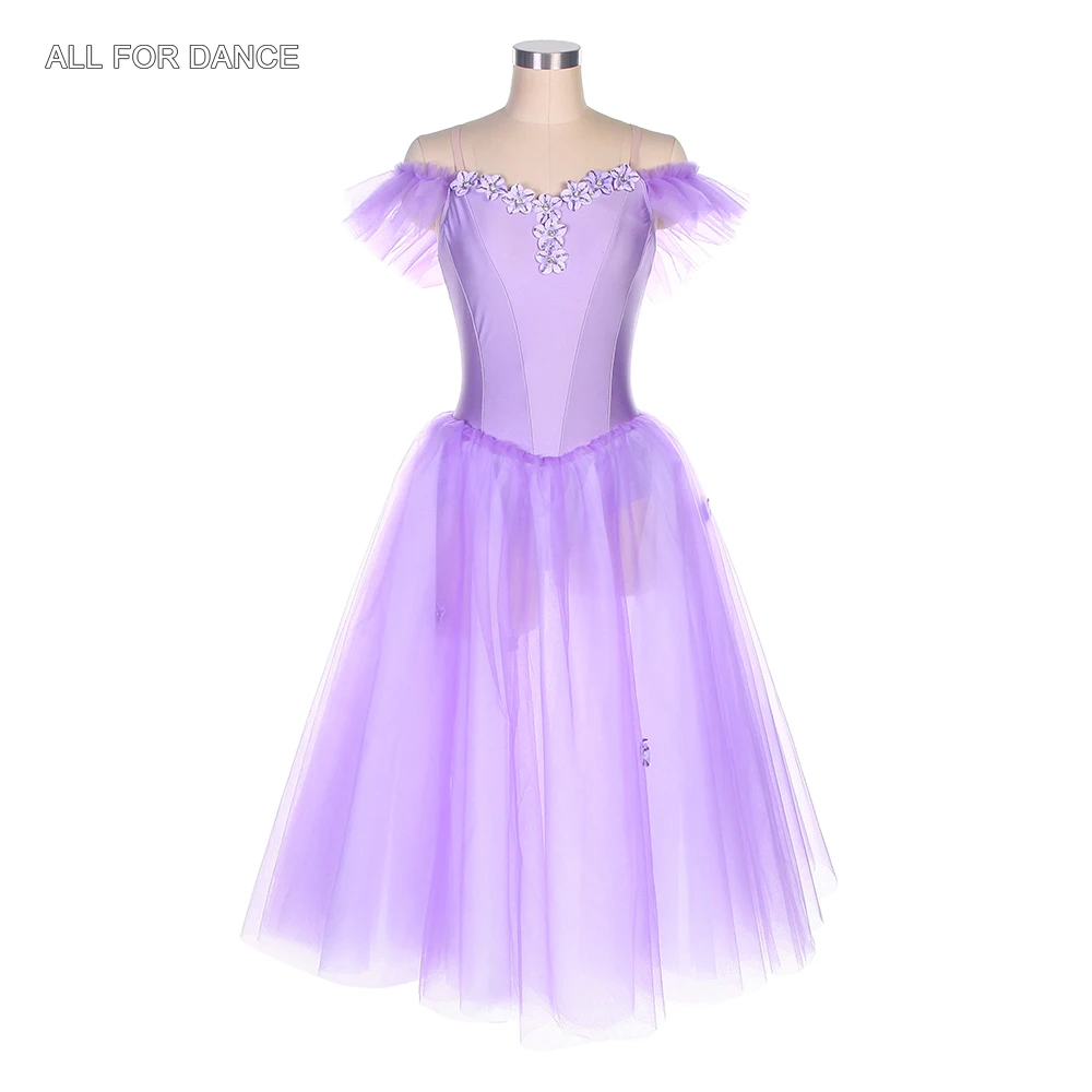 

20534 Off Shoulder Romantic Tutu Skirts Ballet Tutus for Adult Spandex Ballerina Dress Women Dance Costume Dancing Dresses