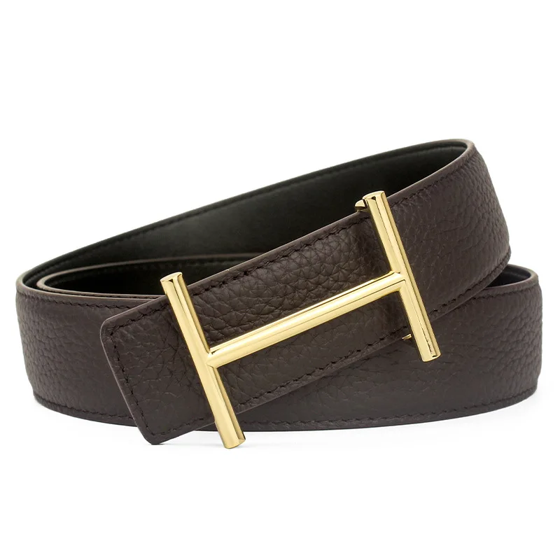 High Quality Men's Belt Lettered Top Cowhide 3.4cm Designer Luxury Business Men's and Women's Same Jeans with Accessories Belt
High Quality Men's Belt Lettered Top Cowhide 3.4cm Designer Luxury Business Men's and Women's Same Jeans with Accessories Belt