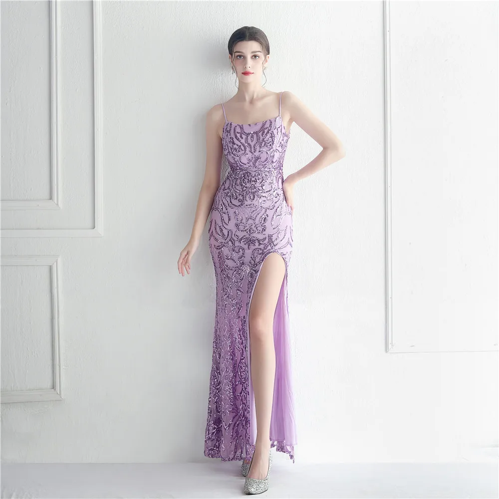 Spaghetti Straps Sequin Evening Dresses for Women Luxury Long Beading Sleeveless Sexy Cocktail Prom Dress robe de soirée femmes
Spaghetti Straps Sequin Evening Dresses for Women Luxury Long Beading Sleeveless Sexy Cocktail Prom Dress robe de soirée femmes