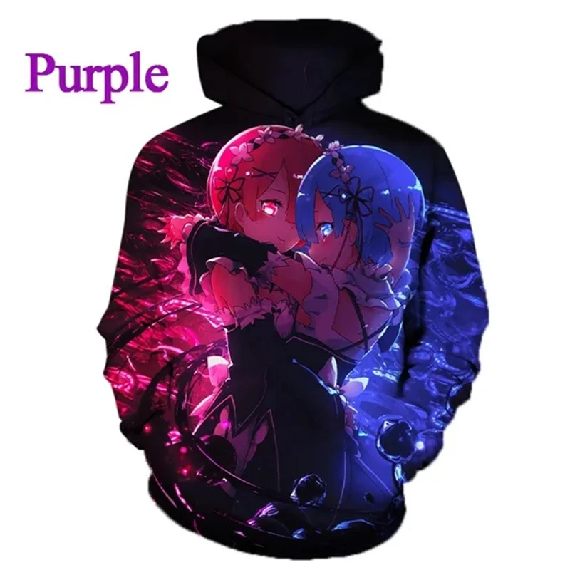Fall New Fashion Cool Anime ReZero 3D Printing Men's Women's Hoodies Tops Lovers Shirts Sweatshirts Hoodie Boys Gilr Tops Hooded
Fall New Fashion Cool Anime ReZero 3D Printing Men's Women's Hoodies Tops Lovers Shirts Sweatshirts Hoodie Boys Gilr Tops Hooded
