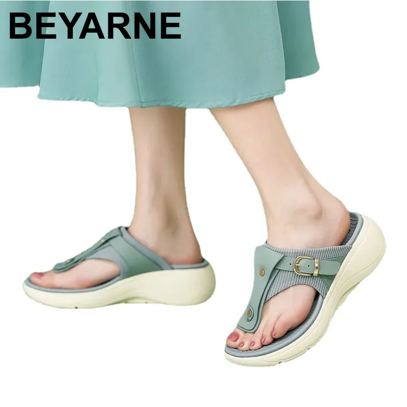 Women Solid Colour Flip-flops Thick-soled Lightweight Non-slip Slippers Buckle Comfortable Casual Shoes Sandalias De Mujer
Women Solid Colour Flip-flops Thick-soled Lightweight Non-slip Slippers Buckle Comfortable Casual Shoes Sandalias De Mujer