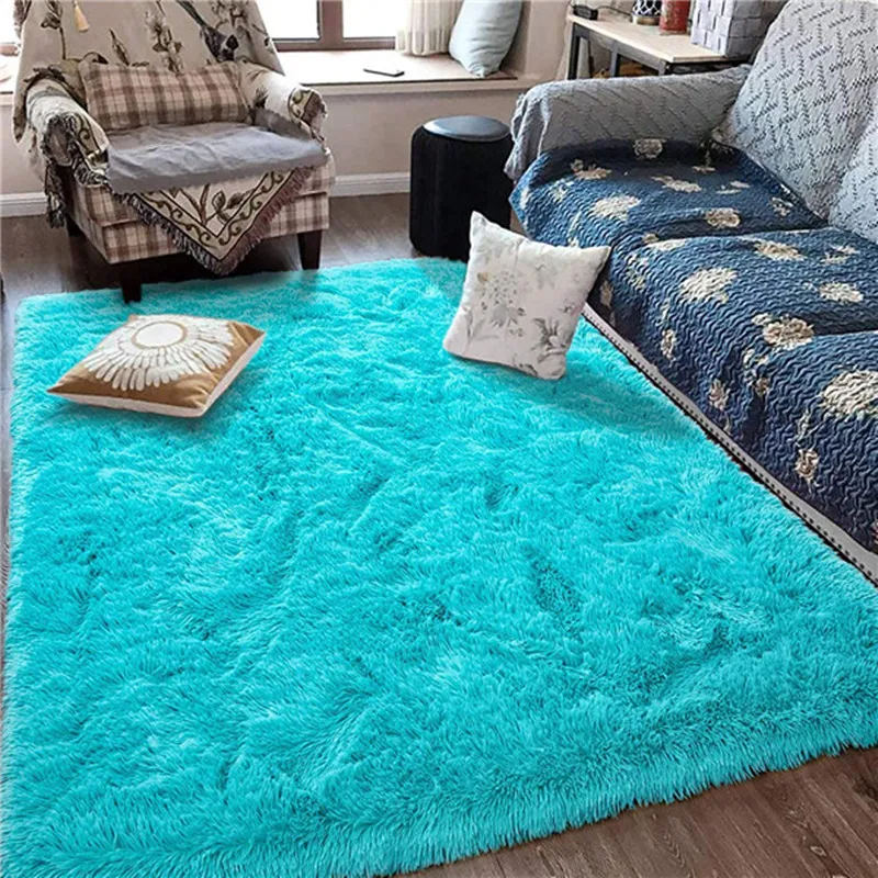 Silky Fluffy Carpet Modern Home Decor Long Plush Shaggy Rug Children Play Mats Sofa Living Bedroom Bedside Mat Balcony Carpets
Silky Fluffy Carpet Modern Home Decor Long Plush Shaggy Rug Children Play Mats Sofa Living Bedroom Bedside Mat Balcony Carpets