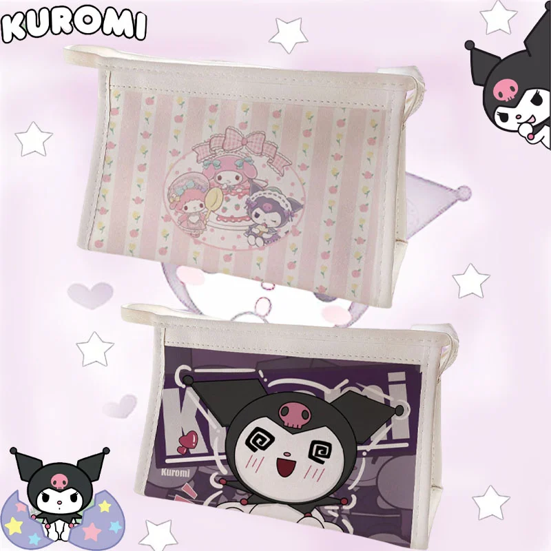Kawaii Sanrio Kuromi Pen Pouch PU Waterproof Cartoon Stationery Case Portable Cosmetic Storage Bag Cute Children Pencil Case
Kawaii Sanrio Kuromi Pen Pouch PU Waterproof Cartoon Stationery Case Portable Cosmetic Storage Bag Cute Children Pencil Case
