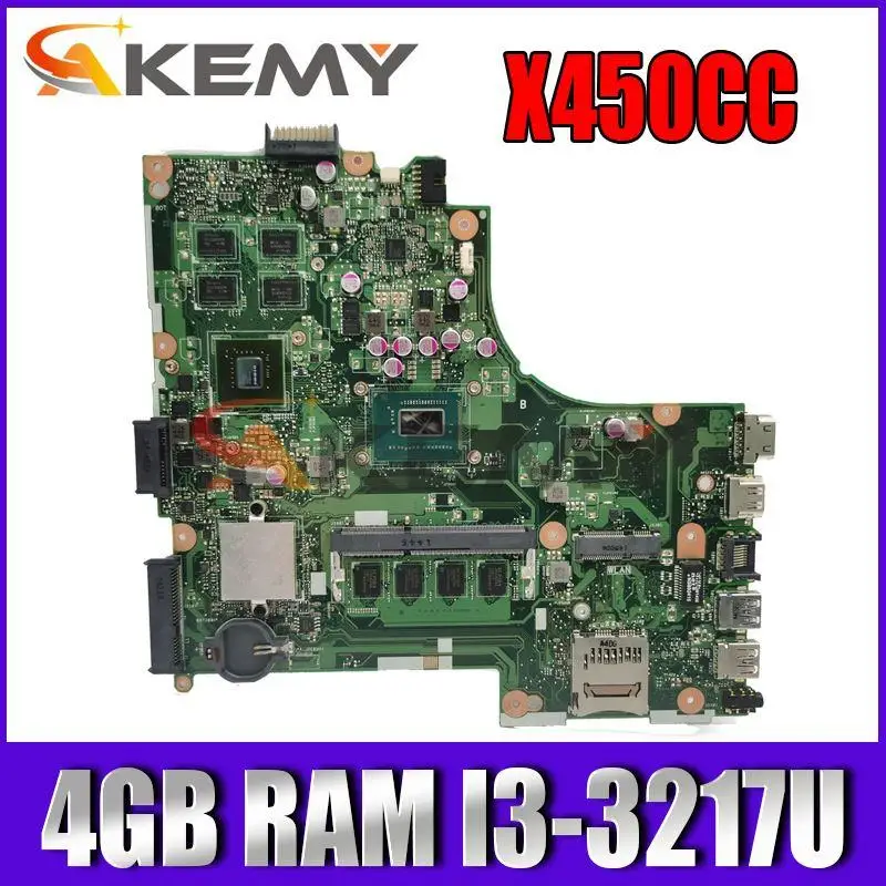 X450CC motherboard 4GB RAM I3-3217CPU GT720M/2G mainboard REV2.1 For ASUS X450CC X450C Y481C X450 Laptop motherboard Tested
X450CC motherboard 4GB RAM I3-3217CPU GT720M/2G mainboard REV2.1 For ASUS X450CC X450C Y481C X450 Laptop motherboard Tested