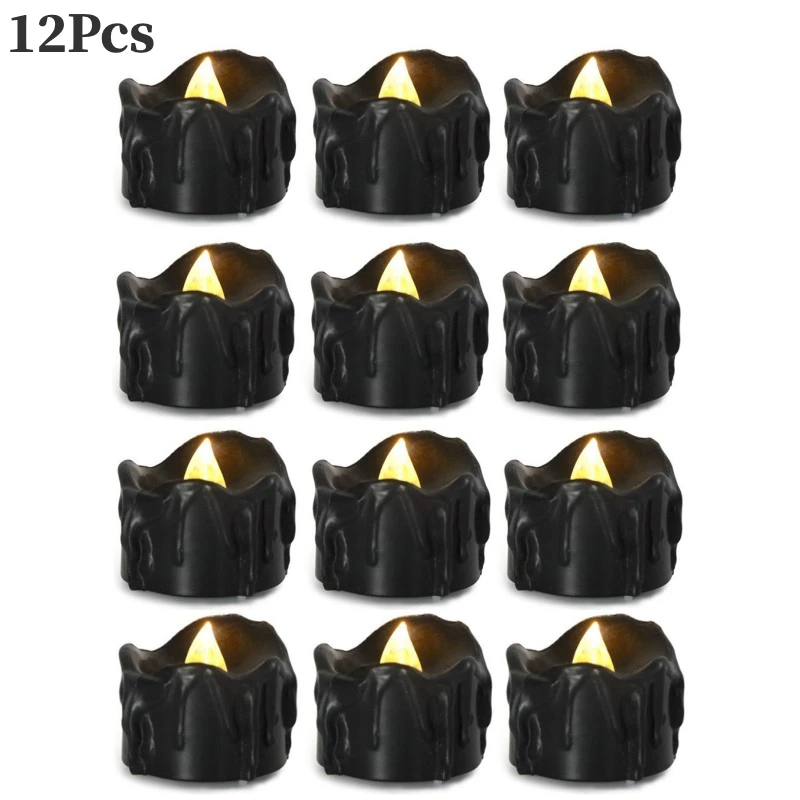 Светодиодные свечи JONCELY черные 12 шт.
Светодиодные свечи JONCELY черные 12 шт.