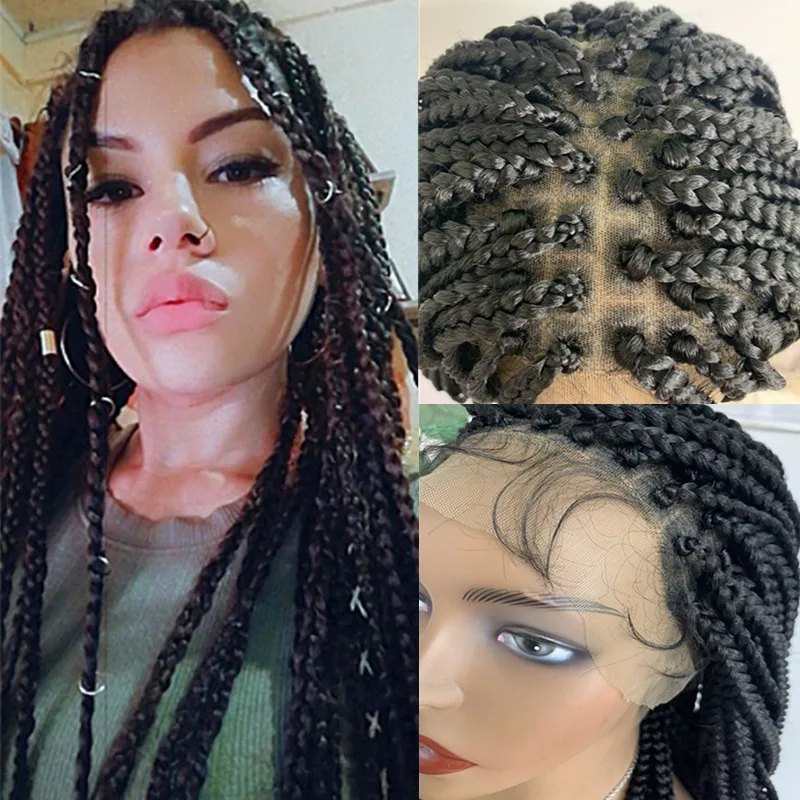 Braided Lace Front Wigs Braid With Baby Hair Natural 30-34inch Glueless Soft full lace Wig Braided Wigs Soft
Braided Lace Front Wigs Braid With Baby Hair Natural 30-34inch Glueless Soft full lace Wig Braided Wigs Soft