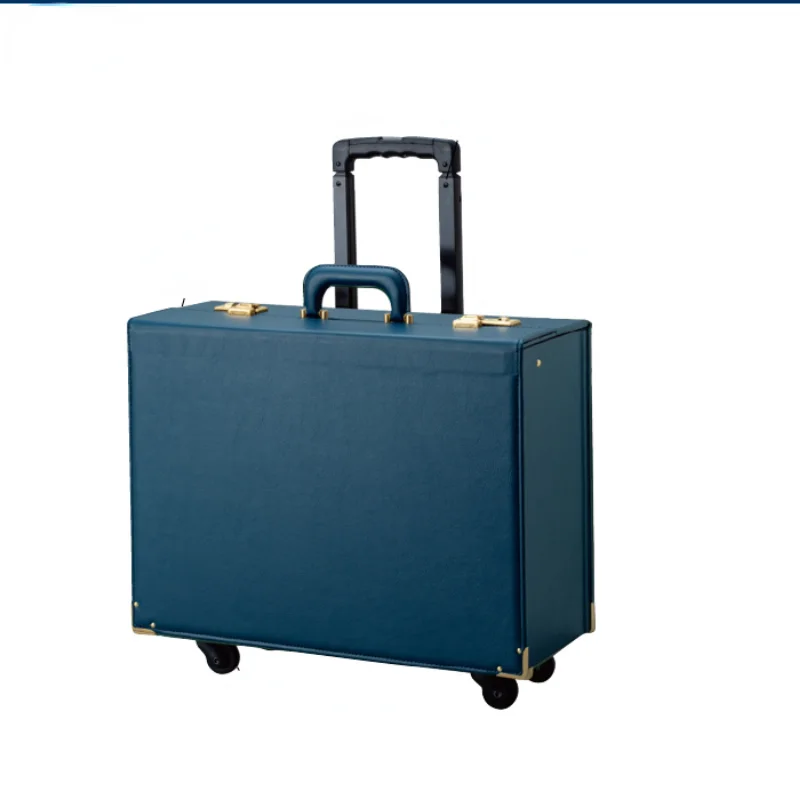 High Quality Wholesale Luxury Leather Custom Trunk Box Accessory Storage with Carry Handle
High Quality Wholesale Luxury Leather Custom Trunk Box Accessory Storage with Carry Handle