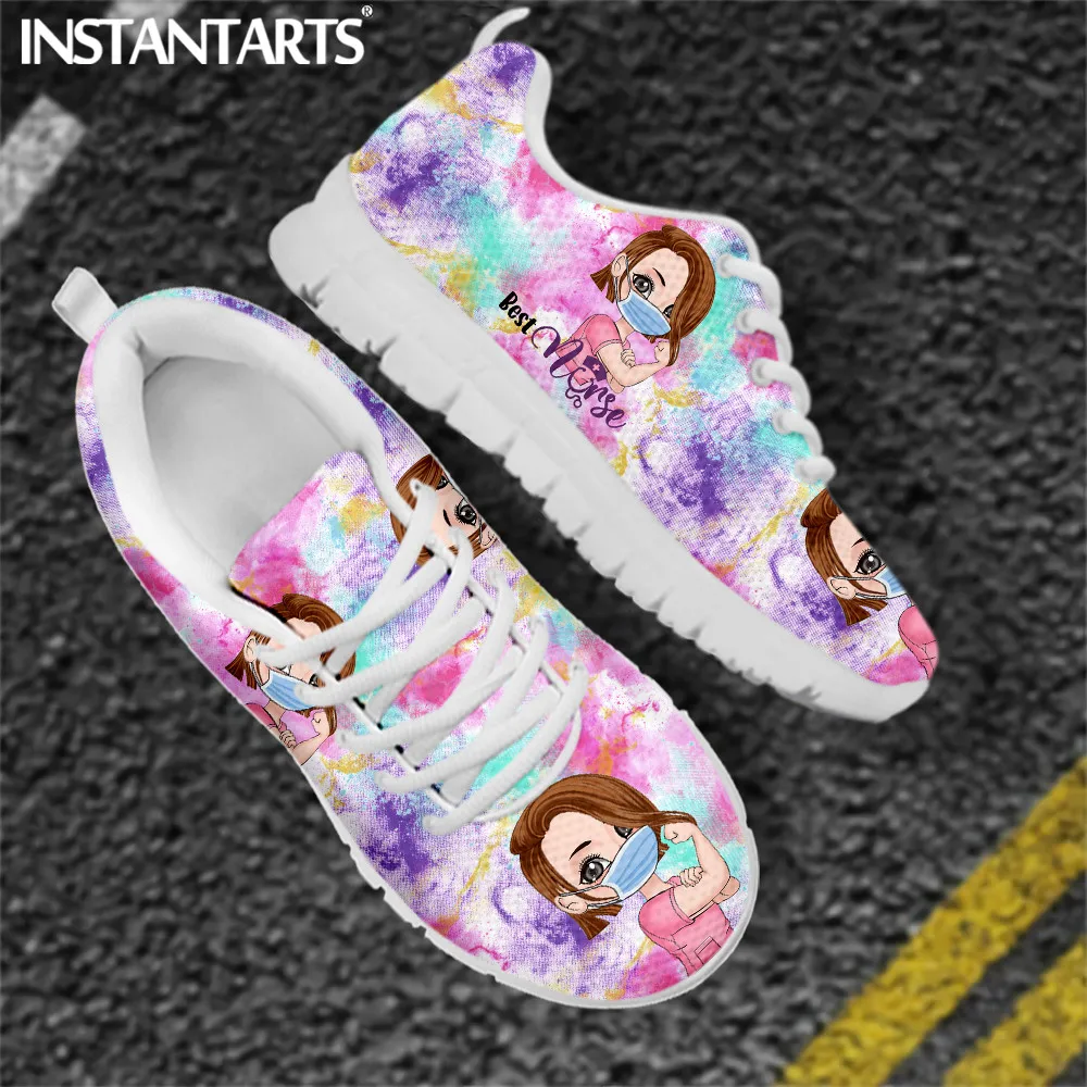 INSTANTARTS Cute Cartoon Nurse Shoes Paramedic Nursing Shoe for Women Female Running Sneakers Light Mesh Flats Girls Footwear
INSTANTARTS Cute Cartoon Nurse Shoes Paramedic Nursing Shoe for Women Female Running Sneakers Light Mesh Flats Girls Footwear