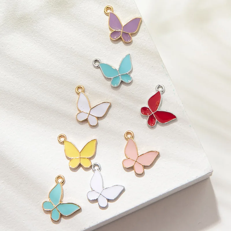 10Pcs Gold Plated Enamel Butterfly Charm Pendant for Jewelry Making Bracelet Necklace Earrings DIY Handmade Craft
10Pcs Gold Plated Enamel Butterfly Charm Pendant for Jewelry Making Bracelet Necklace Earrings DIY Handmade Craft