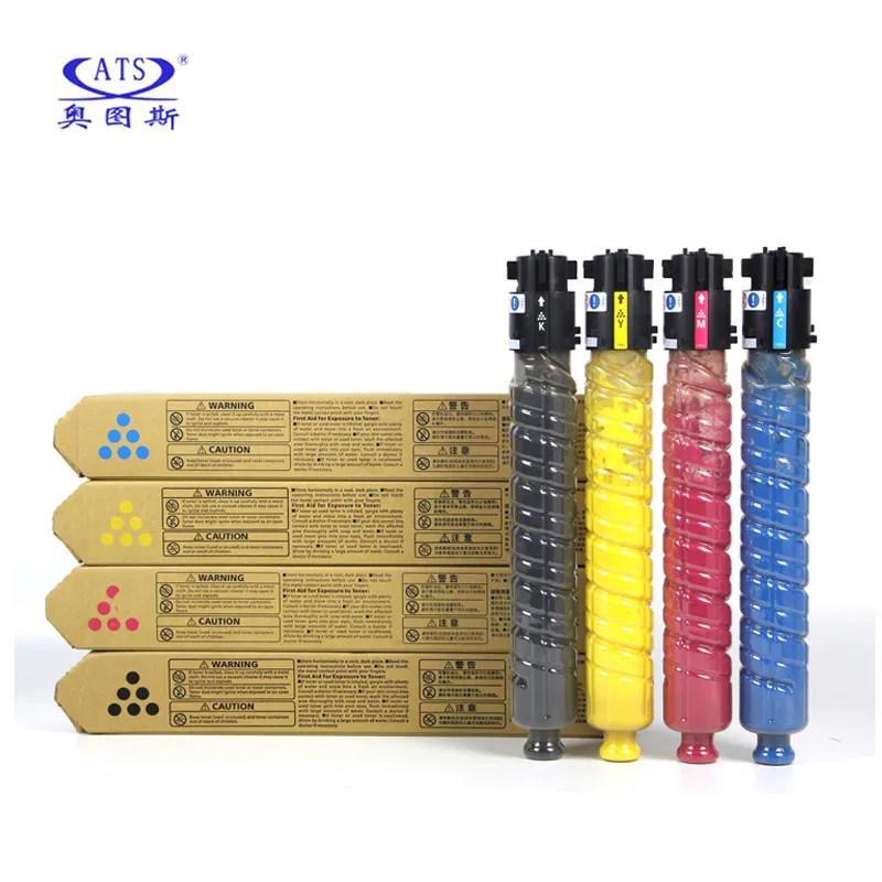 

4PCS/Set C300 C400 C401 TN CMYK210g Toner Cartridge For Ricoh Aficio MPC300 400 401 300 MPC400 MPC401 Toner Powder Compatible