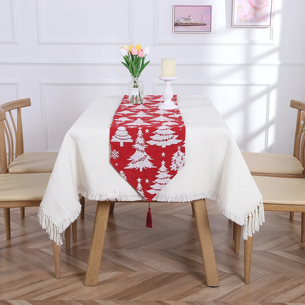 Новая Рождественская елка, жаккардовая настольная дорожка, европейские и американские рождественские украшения, скатерть, Рождественская ...
Новая Рождественская елка, жаккардовая настольная дорожка, европейские и американские рождественские украшения, скатерть, Рождественская ...