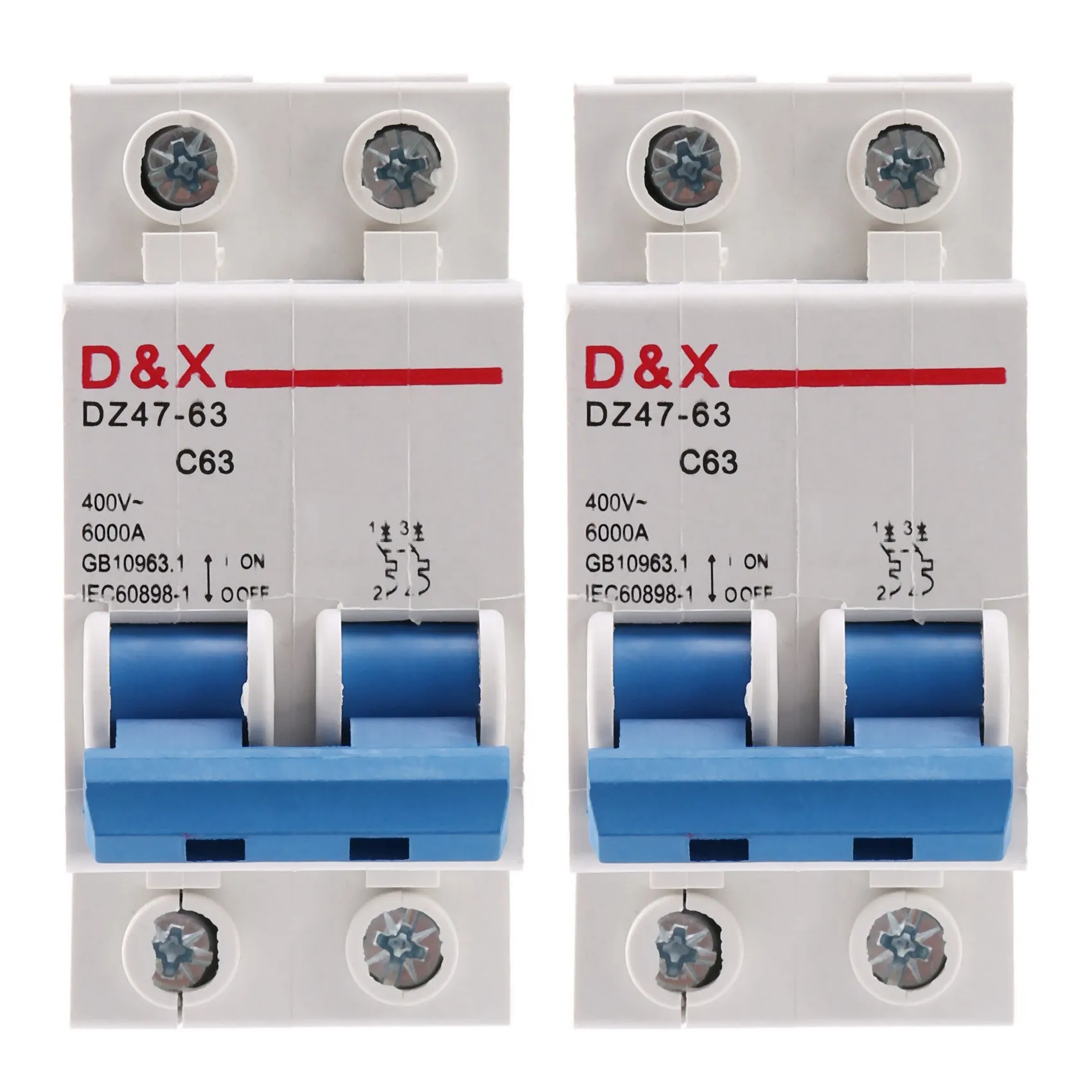 2X 2P 63A AC400V MCB Solar Energy Photovoltaic (pv) Solar AC Circuit Breaker 
2X 2P 63A AC400V MCB Solar Energy Photovoltaic (pv) Solar AC Circuit Breaker