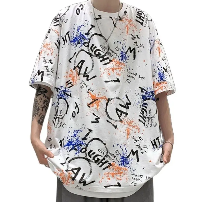 summer men fashion tshirt short sleeve print letter Graffiti plus size 8XL high street hip hop tees ins chic tops
summer men fashion tshirt short sleeve print letter Graffiti plus size 8XL high street hip hop tees ins chic tops