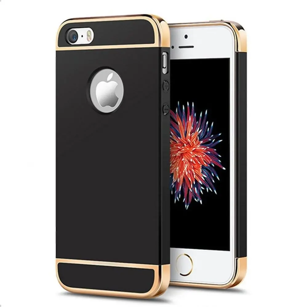 

For iPhone 5 / 5s / se Case, 3 in 1 Hybrid Hard PC Ultra Light Anti Shockproof Protective Cover