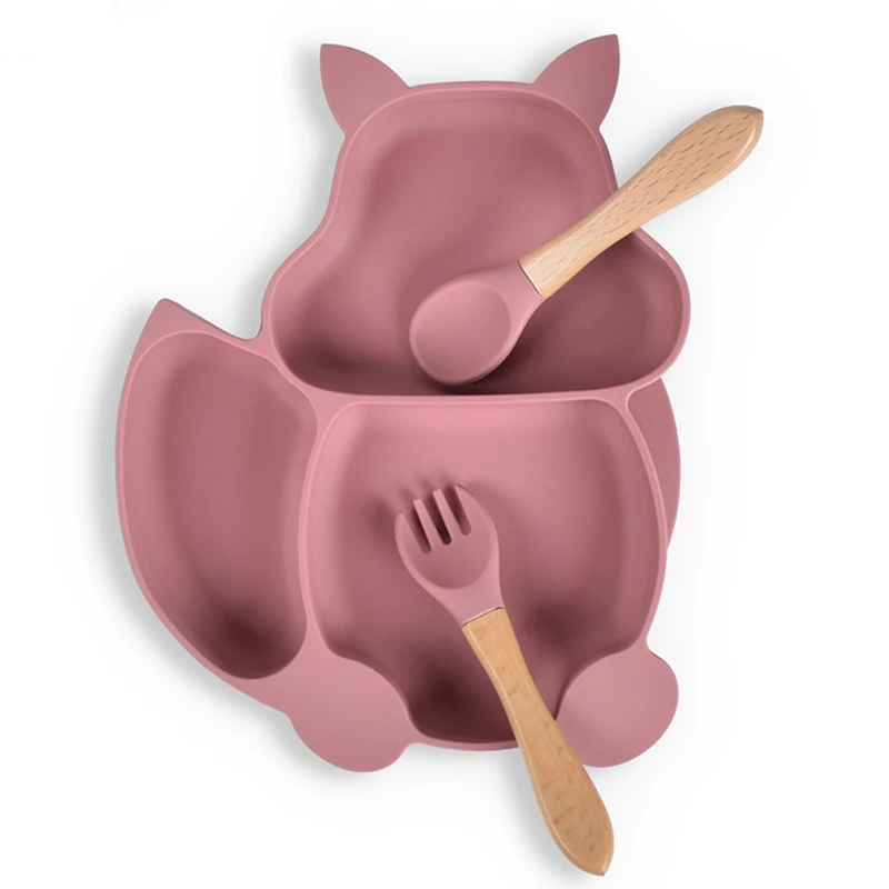 3 PCS/SET Food Grade Silicone Baby Feeding Plate Spoon Fork Cartoon Kids Tableware Non-slip Suction Children Dinnerware BPA Free
3 PCS/SET Food Grade Silicone Baby Feeding Plate Spoon Fork Cartoon Kids Tableware Non-slip Suction Children Dinnerware BPA Free